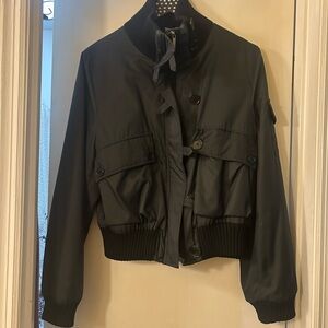 Women's Burberry Padded Bomber Jacket Size L
